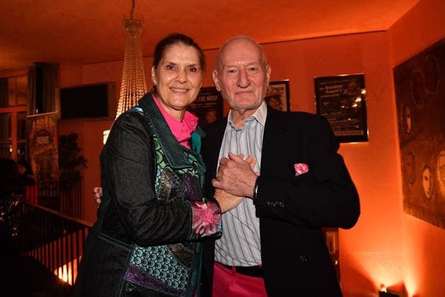 Corinna Binzer and Sepp Schauer at Der Abschiedsbrief Theater Premiere on 12 03 2026 at the Komoedie Bayerischer Hof in Munich Der Abschiedsbrief Premiere at the Komoedie im Hotel Bayerischer Hof in Munich