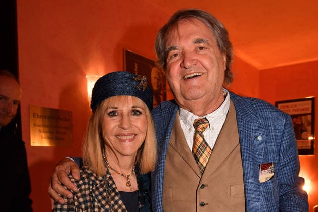 Patricia Riekel and Helmut Markwort at Der Abschiedsbrief Theater Premiere on 12 03 2026 at the Komoedie Bayerischer Hof in Munich Der Abschiedsbrief Premiere at the Komoedie im Hotel Bayerischer Hof in Munich