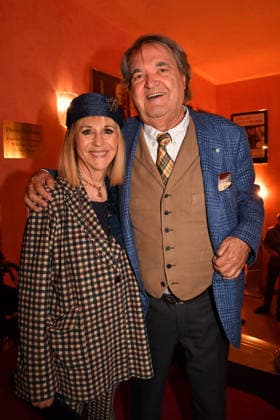 Patricia Riekel and Helmut Markwort at Der Abschiedsbrief Theater Premiere on 12 03 2026 at the Komoedie Bayerischer Hof in Munich Der Abschiedsbrief Premiere at the Komoedie im Hotel Bayerischer Hof in Munich