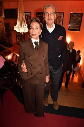 Monika Peitsch and Sven Hansen Hoechstaedt at Der Abschiedsbrief Theater Premiere on 12 03 2026 at the Komoedie Bayerischer Hof in Munich Der Abschiedsbrief Premiere at the Komoedie im Hotel Bayerischer Hof in Munich
