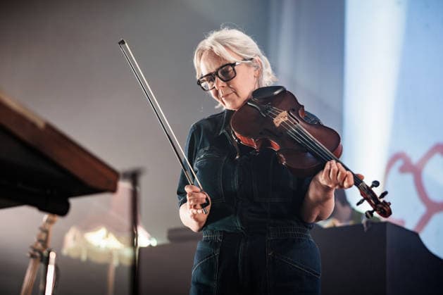 Belle and Sebastian live in Oslo, Norway Oslo, Norway. 11th, March 2026. The Scottish indie pop band Belle and Sebastian performs a live concert at Rockefeller in Oslo. Here musician Sarah Martin is seen live on stage. Norway, Oslo  Copyright: xGonzalesxPhoto KetilxMartinsenx