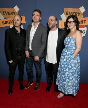 Gavin Kalin, Alan Stacy, Greg Nobile, Emily Bergquist at arrivals for EVERY BRILLIANT THING Opening Night On Broadway, The Hudson Theatre, New York, NY, March 12, 2026. Photo By: Quoin Pics Everett Collection EVERY BRILLIANT THING Opening Night On Broadway PUBLICATIONXNOTxINxCANxCHNxFRAxITAxJPNxNORxPOLxRUSxESPxUKxUSA
