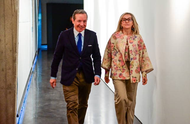 March 13, 2026, Madrid, Madrid, SPAIN: Mirto showcases its unpublished SpringÃ¢â‚¬Summer 2026 collection during Madrid es Moda in Madrid. The proposal connects the feminine and masculine universes through a shared aesthetic sensibility, defined by precise tailoring, harmonious color palettes, and high-quality fabrics that express timeless elegance. Madrid SPAIN - ZUMAz108 20260313_znp_z108_010 Copyright: xRichardxZubelzux
