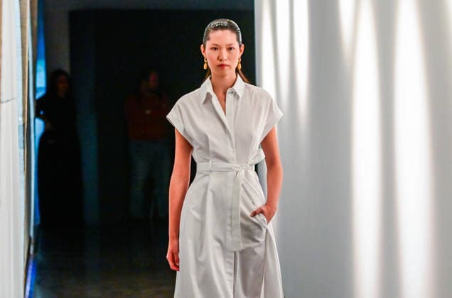 March 13, 2026, Madrid, Madrid, SPAIN: Mirto showcases its unpublished SpringÃ¢â‚¬Summer 2026 collection during Madrid es Moda in Madrid. The proposal connects the feminine and masculine universes through a shared aesthetic sensibility, defined by precise tailoring, harmonious color palettes, and high-quality fabrics that express timeless elegance. Madrid SPAIN - ZUMAz108 20260313_znp_z108_021 Copyright: xRichardxZubelzux