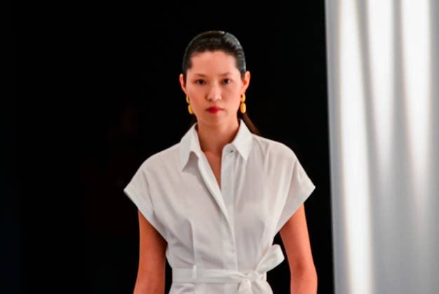 March 13, 2026, Madrid, Madrid, SPAIN: Mirto showcases its unpublished SpringÃ¢â‚¬Summer 2026 collection during Madrid es Moda in Madrid. The proposal connects the feminine and masculine universes through a shared aesthetic sensibility, defined by precise tailoring, harmonious color palettes, and high-quality fabrics that express timeless elegance. Madrid SPAIN - ZUMAz108 20260313_znp_z108_024 Copyright: xRichardxZubelzux