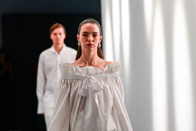 March 13, 2026, Madrid, Madrid, SPAIN: Mirto showcases its unpublished SpringÃ¢â‚¬Summer 2026 collection during Madrid es Moda in Madrid. The proposal connects the feminine and masculine universes through a shared aesthetic sensibility, defined by precise tailoring, harmonious color palettes, and high-quality fabrics that express timeless elegance. Madrid SPAIN - ZUMAz108 20260313_znp_z108_028 Copyright: xRichardxZubelzux