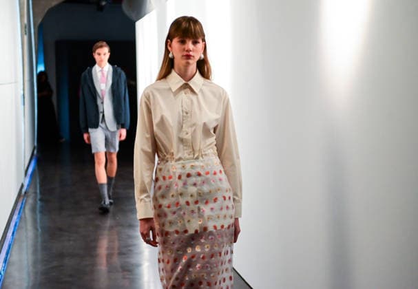 March 13, 2026, Madrid, Madrid, SPAIN: Mirto showcases its unpublished SpringÃ¢â‚¬Summer 2026 collection during Madrid es Moda in Madrid. The proposal connects the feminine and masculine universes through a shared aesthetic sensibility, defined by precise tailoring, harmonious color palettes, and high-quality fabrics that express timeless elegance. Madrid SPAIN - ZUMAz108 20260313_znp_z108_041 Copyright: xRichardxZubelzux