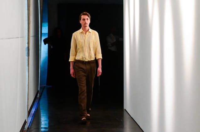 March 13, 2026, Madrid, Madrid, SPAIN: Mirto showcases its unpublished SpringÃ¢â‚¬Summer 2026 collection during Madrid es Moda in Madrid. The proposal connects the feminine and masculine universes through a shared aesthetic sensibility, defined by precise tailoring, harmonious color palettes, and high-quality fabrics that express timeless elegance. Madrid SPAIN - ZUMAz108 20260313_znp_z108_045 Copyright: xRichardxZubelzux