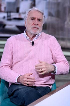 March 13, 2026, Milan, Rome, Italy: TV show La biblioteca dei sentimenti Rai 3 - pictured: Paolo Crepet , Milan, March 13th 2026 Milan Italy  - ZUMAa289 20260313_zia_a289_158 Copyright: xMax Agfx