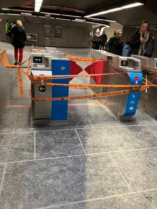 March 13, 2026, Montreal, Pq, CANADA: Montreal police established a large crime scene near Laurier Metro where a convenience store clerk was killed inside his store, in Montreal on Thursday, March 12, 2026, Montreal CANADA  - ZUMAc35_ 20260313_zaf_c35_089 Copyright: xMikexDexSouzax