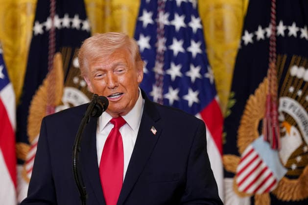 Trump Hosts Women s History Month Event United States President Donald J Trump makes remarks during a Women s History Month event in the East Room of the White House in Washington, DC, USA, on Thursday, March 12, 2026. Every year, March is designated Women s History Month by presidential proclamation. Credit: CNP AdMedia Washington District of Columbia United States of America EDITORIAL USE ONLY  Copyright: xx FTP_AD_03242_1-6137829 CNPx xAdMediax admphotostwo974267