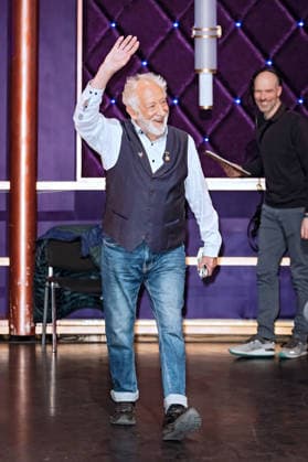 MDR Riverboat actor Dieter Didi Hallervorden on the occasion of the recording of the MDR talk show Riverboat on 13 03 2026 in the Mediacity Leipzig 20260313SFL0021