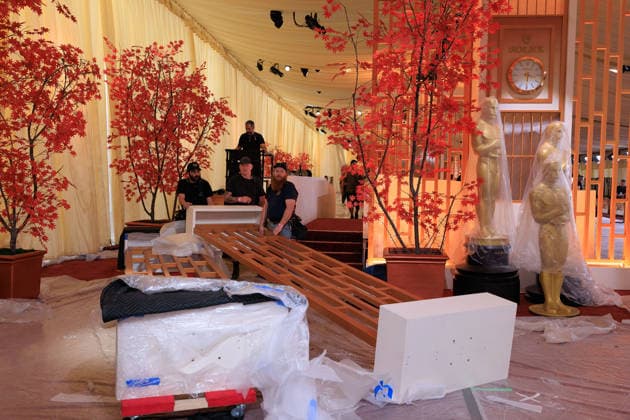 March 13, 2026, Hollywood, California, USA: Preparations for the 98th Oscars on Friday March 13, 2026 at the Dolby Theater in Hollywood, California for the upcoming Academy Awards. JAVIER ROJAS PI Hollywood USA - ZUMAp124 20260313_zaa_p124_006 Copyright: xJavierxRojasx
