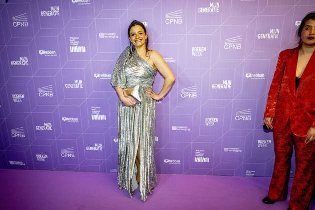 AMSTERDAM - Eva Korenman arrives on the red carpet for the 75th Book Ball at the International Theatre Amsterdam (ITA). ROBIN UTRECHT ANP netherlands out - belgium out  Copyright: xx x553263196x originalFilename: 553263196.jpg