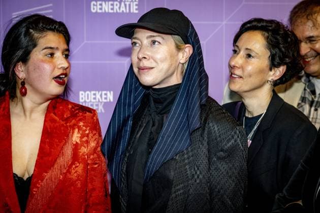 AMSTERDAM - arrives on the red carpet for the 75th Book Ball at the International Theatre Amsterdam (ITA). ROBIN UTRECHT ANP netherlands out - belgium out  Copyright: xx x553263221x originalFilename: 553263221.jpg