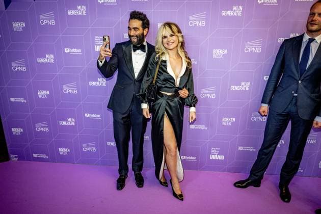 AMSTERDAM - arrives on the red carpet for the 75th Book Ball at the International Theatre Amsterdam (ITA). ROBIN UTRECHT ANP netherlands out - belgium out  Copyright: xx x553263573x originalFilename: 553263573.jpg