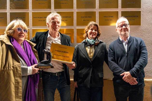 CELEBRITES : Franck Dubosc Prix Jacques Deray - Lyon 13 03 2026 Franck Dubosc a dÃ sormais une plaque Ã son nom sur le mur des cinÃ astes de l Institut Lumiere apres avoir recu le prix Jacques Deray pour son film un ours dans le Jura Ã Lyon le 13 03 2026. Photo Sandrine Thesillat PsNewZ  Copyright: xSandrinexTHESILLATx