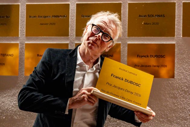 CELEBRITES : Franck Dubosc Prix Jacques Deray - Lyon 13 03 2026 Franck Dubosc a dÃ sormais une plaque Ã son nom sur le mur des cinÃ astes de l Institut Lumiere apres avoir recu le prix Jacques Deray pour son film un ours dans le Jura Ã Lyon le 13 03 2026. Photo Sandrine Thesillat PsNewZ  Copyright: xSandrinexTHESILLATx