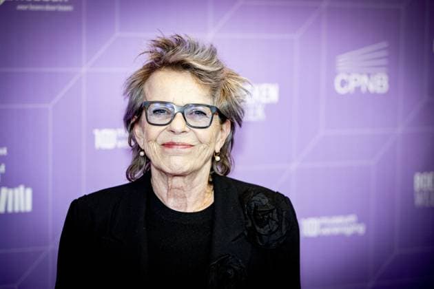 AMSTERDAM - Connie Palmen arrives on the red carpet for the 75th Book Ball at the International Theatre Amsterdam (ITA). ROBIN UTRECHT ANP netherlands out - belgium out  Copyright: xx x553264112x originalFilename: 553264112.jpg