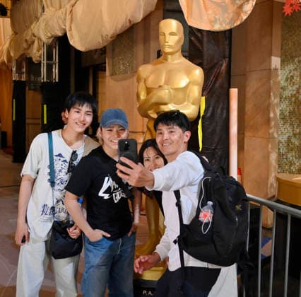Preparations for the 98th annual Academy Awards are underway in the Hollywood section of Los Angeles on Friday, March 13, 2026. Conan O Brien will host the Oscars for the second consecutive year, airing live on March 15 on ABC.  LAP2026031301 JIMxRUYMEN