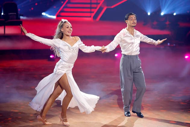 Singer Milano Milane Baybah and professional dancer Marta Arndt at the second dance show of the 19th season of the RTL dance show Lets Dance at the Coloneum Cologne, 13 03 2026 NRW Germany Copyright: xChristophxHardtx