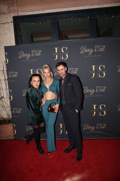Jeldos Stecker, Michelle Monballijn and Patrick Zoch at the two-year anniversary party at Berg Tal Berlin, 13 03 2026 Copyright: xRenexduxVinagex