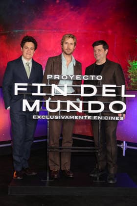 March 13, 2026, Mexico City, Ciudad de Mexico, Mexico: Director Phil Lord, Actor Ryan Gosling and Director Christopher Miller pose for photos during the Project Hail Mary Photocall at Papalote Museo del NioÂ±o. on March 13, 2026 in Mexico City, Mexico. Mexico City Mexico - ZUMAe321 20260313_zea_e321_011 Copyright: xYamakxPereax