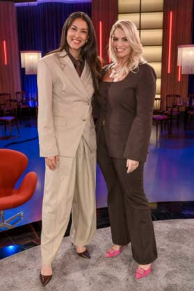 Rebecca Mir and Angelina Kirsch at the recording of the WDR talk show Kölner Treff in WDR Studio BS 3 Cologne, 13 03 2026 Foto:xW.xRanderathx xFuturexImagex koelner_treff1303_6311