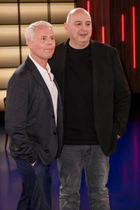 Guido Cantz and Frank Goosen at the recording of the WDR talk show Kölner Treff in WDR Studio BS 3 Cologne, 13 03 2026 Foto:xW.xRanderathx xFuturexImagex koelner_treff1303_6332