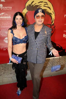 Micaela Schäfer and Julian F M Stoeckel at the premiere of the RTL documentary series Heino Karamba, Karacho, Kult at the Filmtheater Kitzbühel Kitzbühel, 13 03 2026 Foto:xAgenturxWehnertx xGränzdörferx xFuturexImagex heino_6321