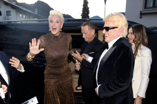Brigitte Nielsen and Heino at the premiere of the RTL documentary series Heino Karamba, Karacho, Kult at the Filmtheater Kitzbühel Kitzbühel, 13 03 2026 Foto:xAgenturxWehnertx xGränzdörferx xFuturexImagex heino_6336