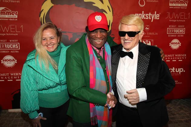Luzandra Strassburg, Roberto Blanco and Heino at the premiere of the RTL documentary series Heino Karamba, Karacho, Kult at the Filmtheater Kitzbühel Kitzbühel, 13 03 2026 Foto:xAgenturxWehnertx xGränzdörferx xFuturexImagex heino_6353