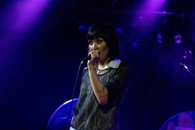 Music Concert - Sobs Live in Shanghai 2026 Celine Autumn singing on stage during the Sobs Live at Yuyintown Basement in Shanghai, China on March 13, 2026 during Sobs Live in Shanghai 2026, Music Concert in Shanghai, China, March 13 2026 Shanghai Yuyintown Basement China Copyright: xAndreaxAimarx xLiveMediax LPM_2341002