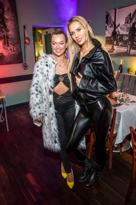abb Doreen Steinert and Jenice as guests at the birthday party 2 years of the restaurant Berg und Tal on Friday 13 03 2026 in Berlin Berlin Germany