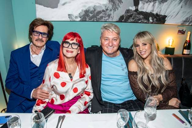 abb Joerg Draeger, Petra Draeger, Hubert Fella and Annemarie Eilfeld as guests at the birthday party 2 years of Restaurant Berg und Tal on Friday 13 03 2026 in Berlin Berlin Germany