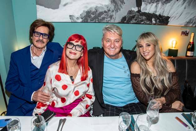 abb Joerg Draeger, Petra Draeger, Hubert Fella and Annemarie Eilfeld as guests at the birthday party 2 years of Restaurant Berg und Tal on Friday 13 03 2026 in Berlin Berlin Germany