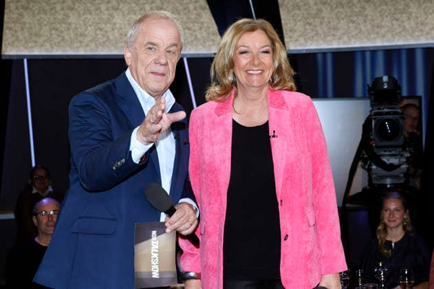 Hubertus Meyer Burckhardt and Bettina Tietjen at the recording of the NDR Talk Show in the NDR television studio in Lokstedt Hamburg, 13 03 2026 Foto:xH.xHartmannx xFuturexImagex ndr_talk1303_6302
