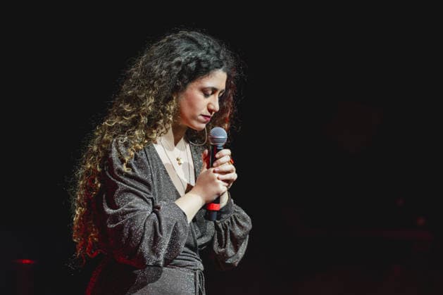 Music Concert - Delia - SICILIA BEDDA TOUR Delia Buglisi performs the Sicilia Bedda Tour on March 13, 2026 at Auditorium Parco della Musica, Rome, Italy. Rome Auditorium Parco della Musica Italy Copyright: xEmanuelaxVertollix xLiveMediax LPM_2341182