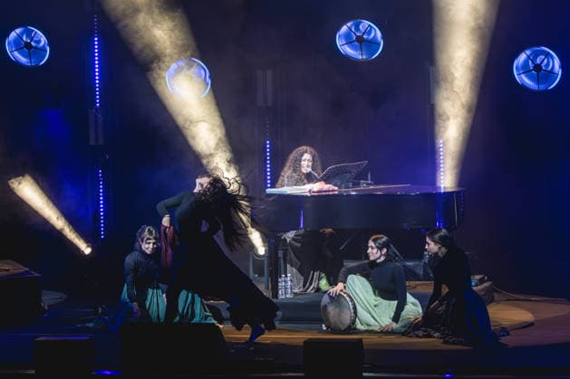 Music Concert - Delia - SICILIA BEDDA TOUR Delia Buglisi performs the Sicilia Bedda Tour on March 13, 2026 at Auditorium Parco della Musica, Rome, Italy. Rome Auditorium Parco della Musica Italy Copyright: xEmanuelaxVertollix xLiveMediax LPM_2341187