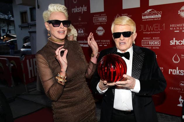 World premiere of HEINO Karamba, Karacho, Kult at the Filmtheater in Kitzbühel Kitzbühel, 13 03 2026 Brigitte Nielsen and Heino at the world premiere of HEINO Karamba, Karacho, Kult at the Filmtheater in Kitzbühel Tirol Austria Copyright: xMatthiasxGränzdörferx