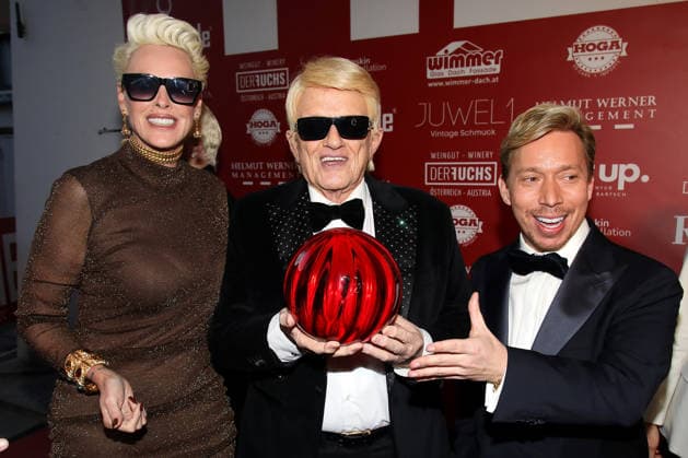 World premiere of HEINO Karamba, Karacho, Kult at the Filmtheater in Kitzbühel Kitzbühel, 13 03 2026 Helmut Werner, Brigitte Nielsen and Heino at the world premiere of HEINO Karamba, Karacho, Kult at the Filmtheater in Kitzbühel Tirol Austria Copyright: xMatthiasxGränzdörferx