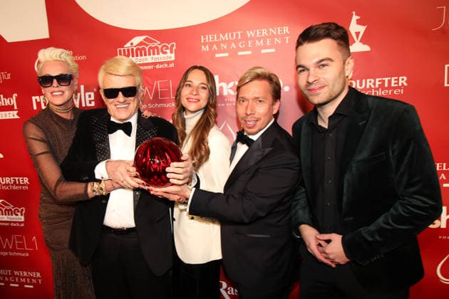 World premiere of HEINO Karamba, Karacho, Kult at the Filmtheater in Kitzbühel Kitzbühel, 13 03 2026 Helmut Werner, Brigitte Nielsen, Heino, Nicole Werner and Benedict Bartsch at the world premiere of HEINO Karamba, Karacho, Kult at the Filmtheater in Kitzbühel Tirol Austria Copyright: xMatthiasxGränzdörferx