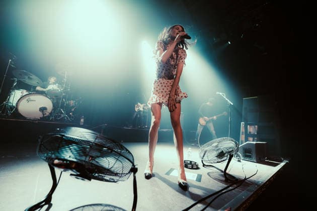 Bar Italia live in Copenhagen, Denmark Copenhagen, Denmark. 13th, March 2026. The British indie rock band Bar Italia performs a live concert at Pumpehuset in Copenhagen. Here singer Nina Cristante is seen live on stage. Denmark, Copenhagen  Copyright: xGonzalesxPhoto MathiasxKristensenx
