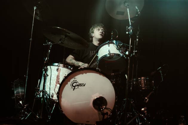 Bar Italia live in Copenhagen, Denmark Copenhagen, Denmark. 13th, March 2026. The British indie rock band Bar Italia performs a live concert at Pumpehuset in Copenhagen. Here drummer Liam Toon is seen live on stage. Denmark, Copenhagen  Copyright: xGonzalesxPhoto MathiasxKristensenx