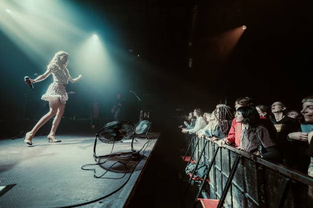 Bar Italia live in Copenhagen, Denmark Copenhagen, Denmark. 13th, March 2026. The British indie rock band Bar Italia performs a live concert at Pumpehuset in Copenhagen. Here singer Nina Cristante is seen live on stage. Denmark, Copenhagen  Copyright: xGonzalesxPhoto MathiasxKristensenx
