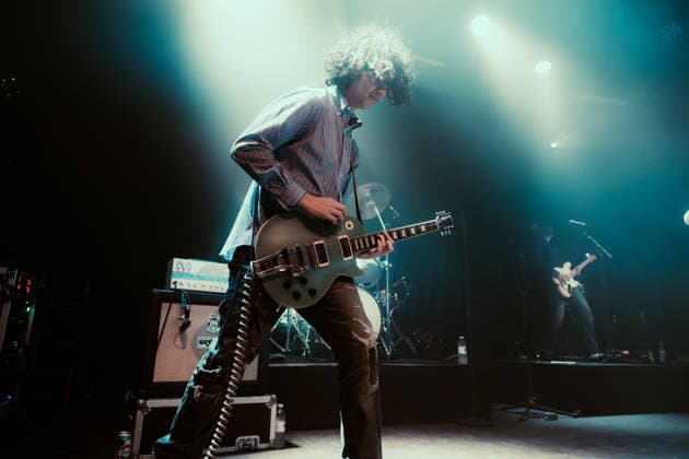 Bar Italia live in Copenhagen, Denmark Copenhagen, Denmark. 13th, March 2026. The British indie rock band Bar Italia performs a live concert at Pumpehuset in Copenhagen. Here guitarist Jezmi Tarik Fehmi is seen live on stage. Denmark, Copenhagen  Copyright: xGonzalesxPhoto MathiasxKristensenx
