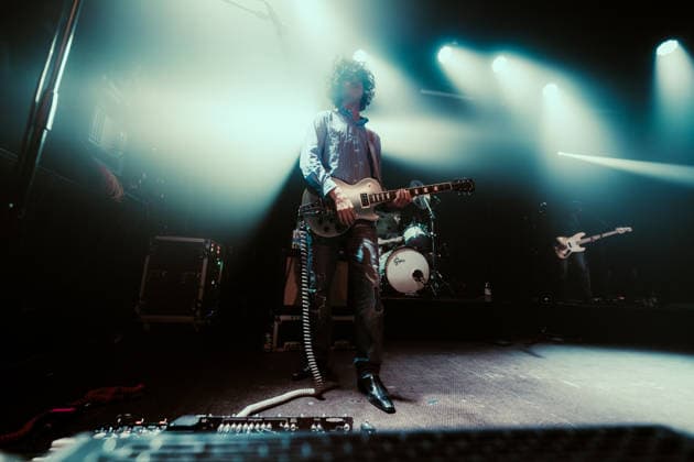 Bar Italia live in Copenhagen, Denmark Copenhagen, Denmark. 13th, March 2026. The British indie rock band Bar Italia performs a live concert at Pumpehuset in Copenhagen. Here guitarist Jezmi Tarik Fehmi is seen live on stage. Denmark, Copenhagen  Copyright: xGonzalesxPhoto MathiasxKristensenx