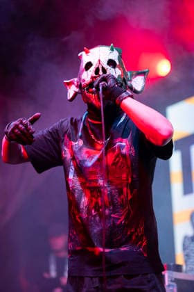 March 13, 2026: Flesh Juicer is Taiwans most iconic heavy metal band, formed in 2006 in Taichung. Vocalist GIGO performing at the SXSW Music Festival, Venue 6. Austin, Texas. CSM Austin United States of America - ZUMAc04_ 20260313_faf_c04_004 Copyright: xMarioxCantux