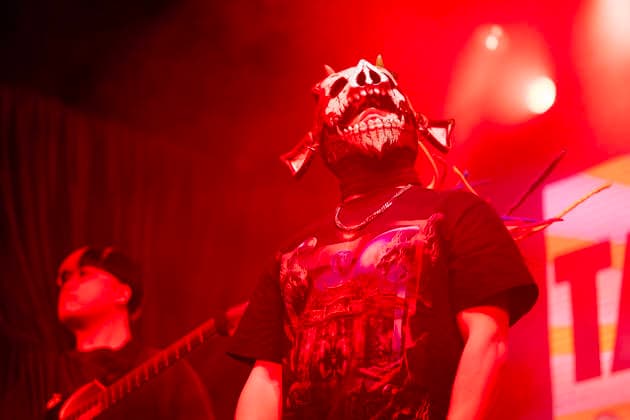 March 13, 2026: Flesh Juicer is Taiwans most iconic heavy metal band, formed in 2006 in Taichung. Vocalist GIGO performing at the SXSW Music Festival, Venue 6. Austin, Texas. CSM Austin United States of America - ZUMAc04_ 20260313_faf_c04_021 Copyright: xMarioxCantux
