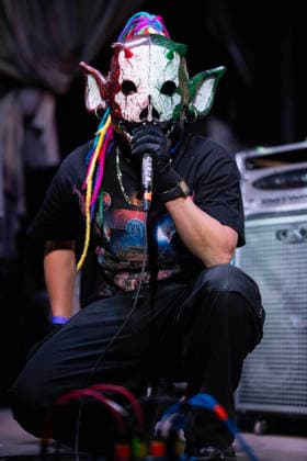 March 13, 2026: Flesh Juicer is Taiwans most iconic heavy metal band, formed in 2006 in Taichung. Vocalist GIGO performing at the SXSW Music Festival, Venue 6. Austin, Texas. CSM Austin United States of America - ZUMAc04_ 20260313_faf_c04_024 Copyright: xMarioxCantux